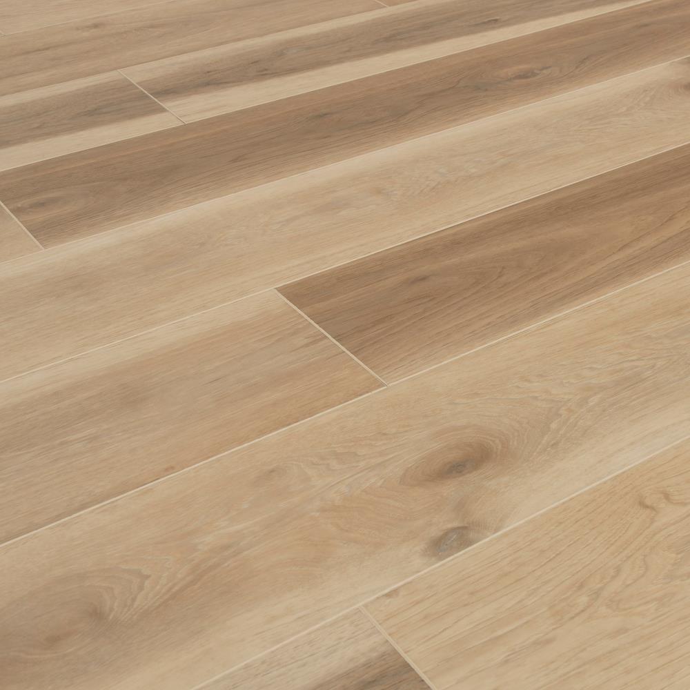 CALI Vinyl Pro with Mute Step Cantina Oak 7-in Wide x 6-1/2-mm Thick Waterproof Interlocking Luxury Vinyl Plank Flooring (24.03-sq ft)