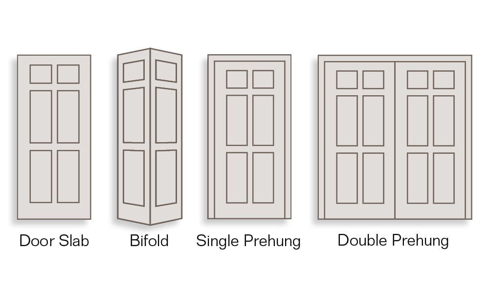 SIMPSON 36-in x 80-in Wood 1/4 Lite Unfinished Front Door Slab