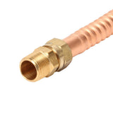 3/4 in. FIP/MIP x 3/4 in. Nominal Male/Female Sweat x 24 in. Copper Water Heater Connector (7/8 in. O.D.) - Super Arbor