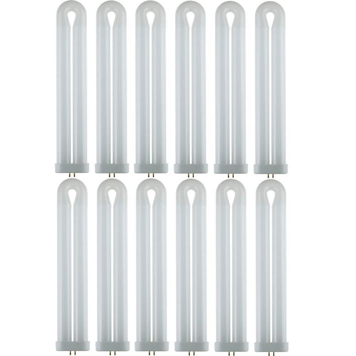 12 in. 40-Watt T8 U-Bent Ful Fluorescent Tube CFL Light Bulb Black Light Bulb (12-Pack) - Super Arbor