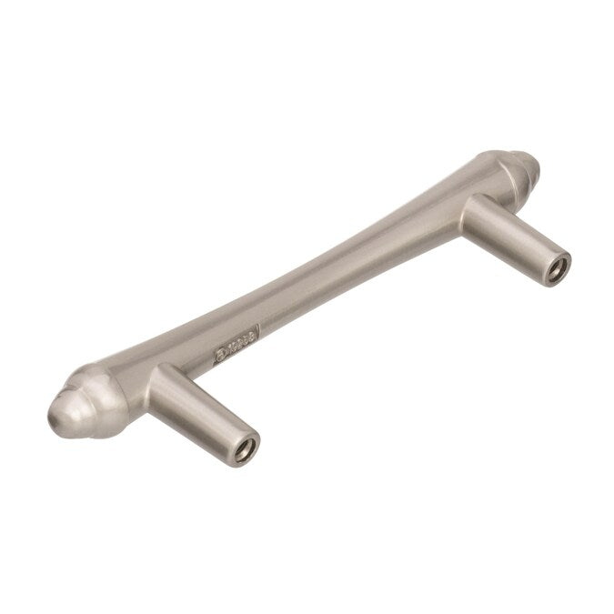 Amerock Divinity 3-in (76mm) Center to Center Satin Nickel Cylindrical Bar Drawer Pull