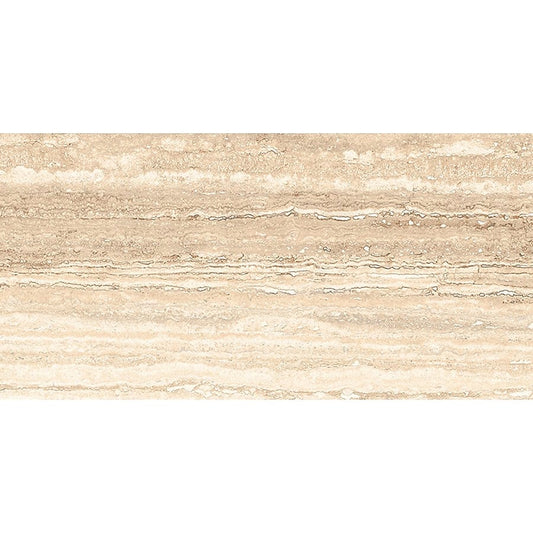 Style Selections Torin Beige 12-in x 24-in Polished Porcelain Marble Look Tile (1.93-sq. ft/ Piece)