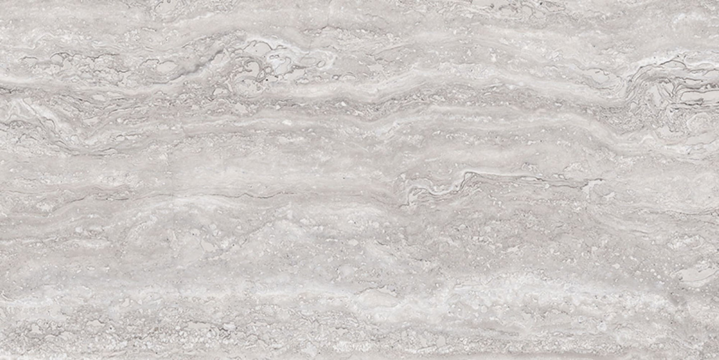 Style Selections Torin Gray 12-in x 24-in Polished Porcelain Marble look Floor and Wall Tile product image