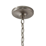 Kichler Larkin 3-Light Brushed Nickel Transitional Lantern Medium Hanging Pendant Light