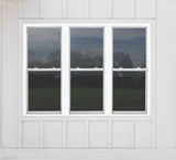 Pella 150 Series Replacement White Vinyl Low‑E Argon Double‑Hung Window with Full Screen, 31-1/2 in. x 53-1/2 in.