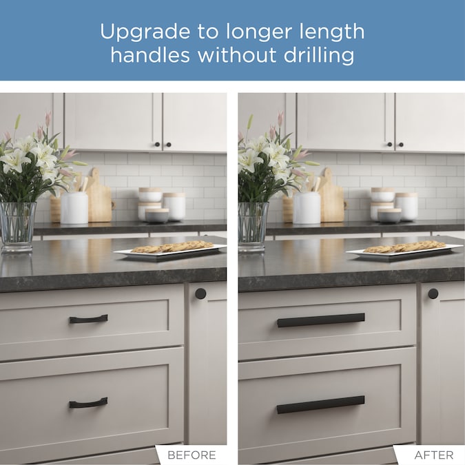 Brainerd Classic Contour Adjusta-Pull (51 Mm To 224 mm) Center to Center Adjustable Rectangular Handle Drawer Pull