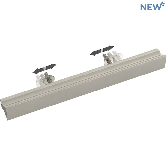 Brainerd Casual Column Adjusta-Pull (51 Mm To 224 mm) Center to Center Adjustable Rectangular Handle Drawer Pull