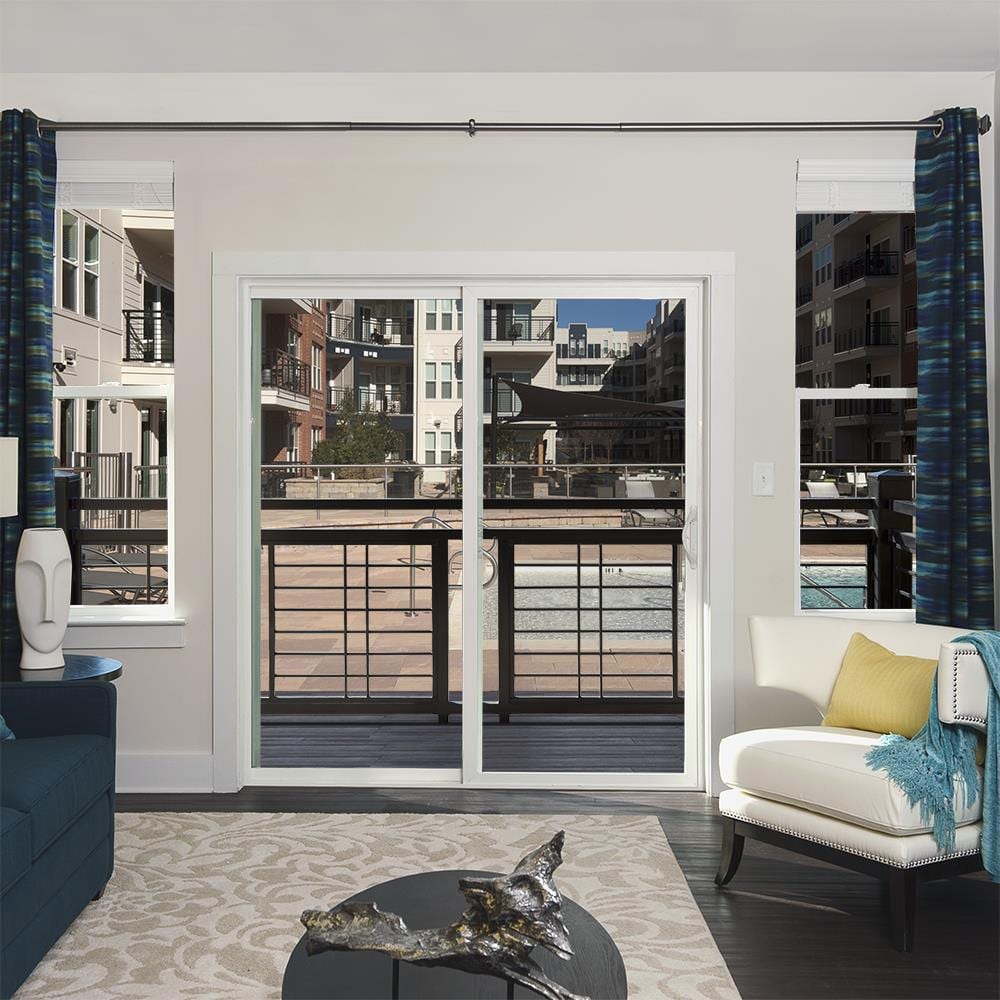 JELD-WEN 72-in x 80-in Vinyl Sliding, Left-hand sliding – additional view 5