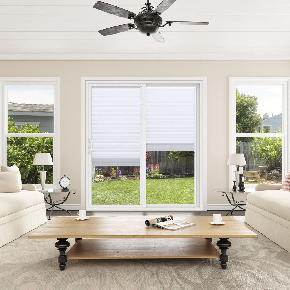 JELD-WEN 72-in x 80-in Vinyl Sliding, Right-hand sliding – additional view 5