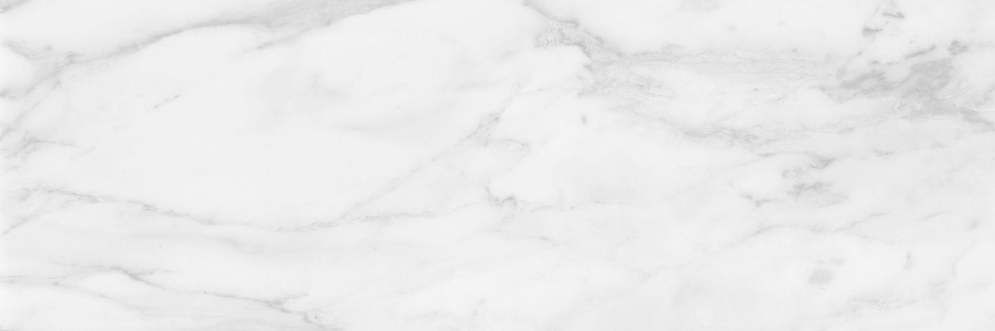 Satori Statuario Novello 10-in x 28-in Glossy Ceramic Marble Look Wall Tile (1.91-sq. ft/ Piece)