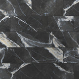Calacatta Black 12-in x 24-in Matte Porcelain Marble Look Floor and Wall Tile (15.36-sq. ft/ Carton)