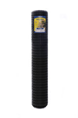 Tenax Black Plastic Extruded Mesh Roll Fencing, 330ft x 6ft, 2in x 2in Mesh