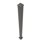 Freedom 2.5-in x 2.5-in x 5-ft Matte Bronze Aluminum Deck Post