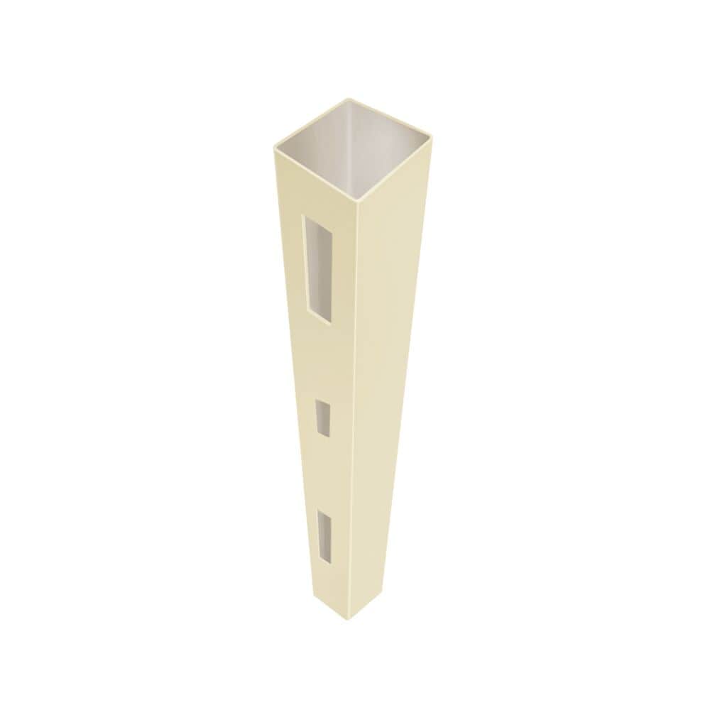 Freedom Oakworth 8.5-ft H x 5-in W Sand Vinyl End Fence Post (Unassembled)