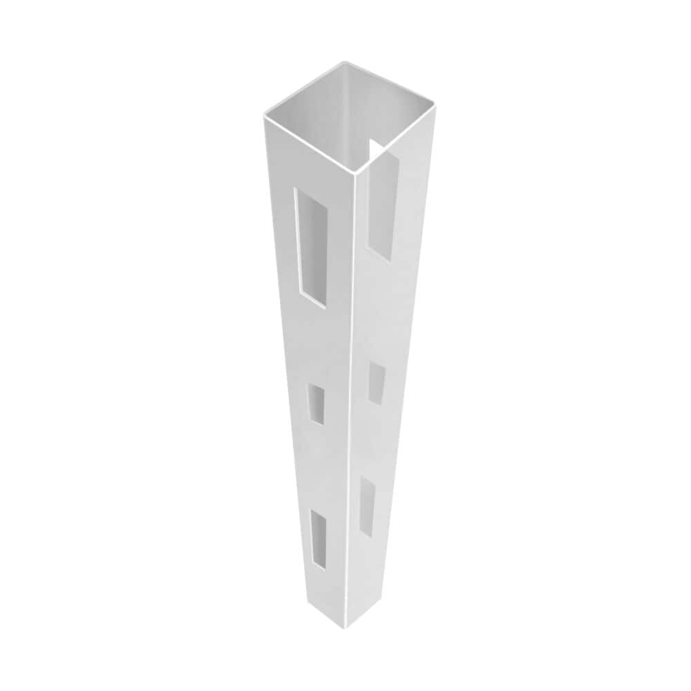 Freedom Birchdale 9-ft H x 5-in W White Vinyl Line Fence Post (Unassembled)