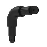 Freedom 4-in x 4.5-in Matte Black Aluminum Line Connector