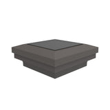 Freedom 3-in x 3-in Matte Bronze Aluminum Deck Post Cap