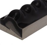 American Olean Linea Black Gloss Ceramic Border Tile, Pencil Liner (1/2-in x 8-1/2-in)