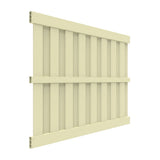 Freedom Birchdale 6-ft H x 8-ft W Sand Privacy Vinyl Fence Panel (Unassembled)