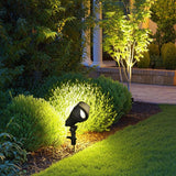 Hampton Bay Millennium Black Adjustable LED Landscape Flood Light