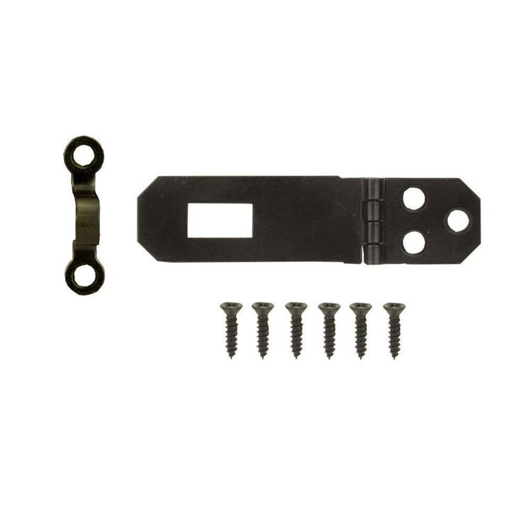 3/4 in. x 2-7/64 in. Oil-Rubbed Bronze Decorative Hasp