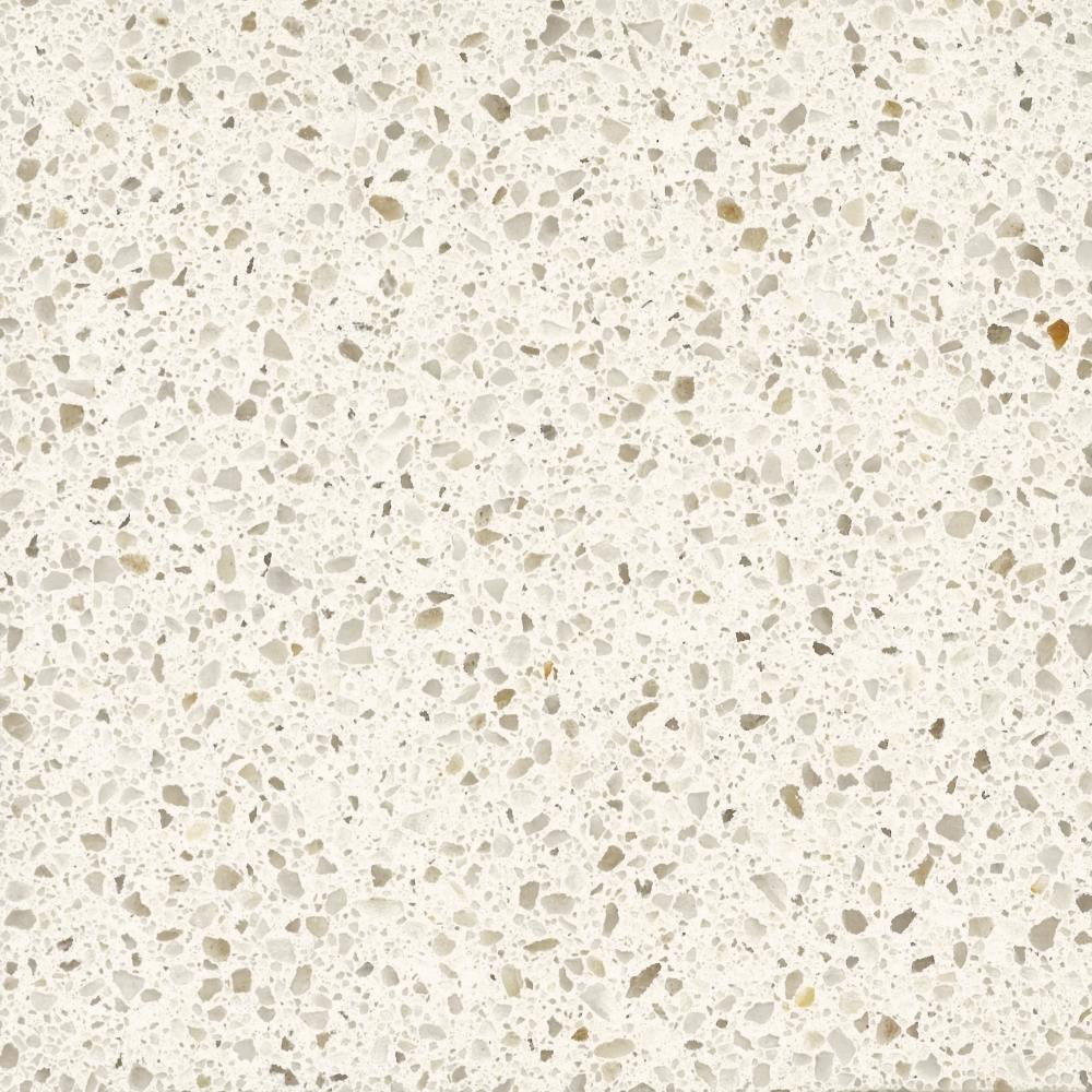 Transolid 37-in Milan White Quartz Single Sink Bathroom Vanity Top