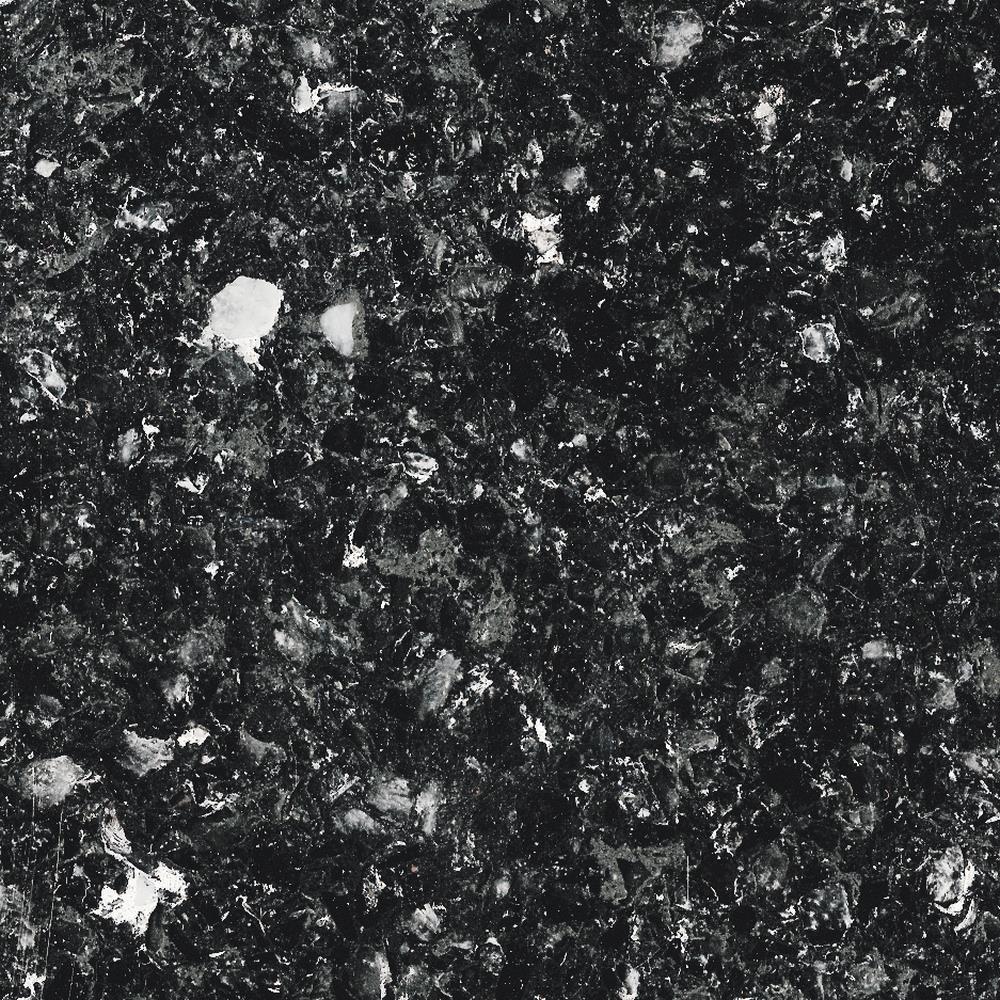 Transolid 31-in Notte Black Quartz Single Sink Bathroom Vanity Top with Backsplash