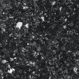 Transolid 31-in Notte Black Quartz Single Sink Bathroom Vanity Top with Backsplash