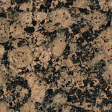 Transolid 61-in Baltic Brown Granite Double Sink Bathroom Vanity Top with Backsplash