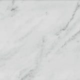 Transolid 37-in White Carrara Natural Marble Single Sink Bathroom Vanity Top with Backsplash and Undermount Sink