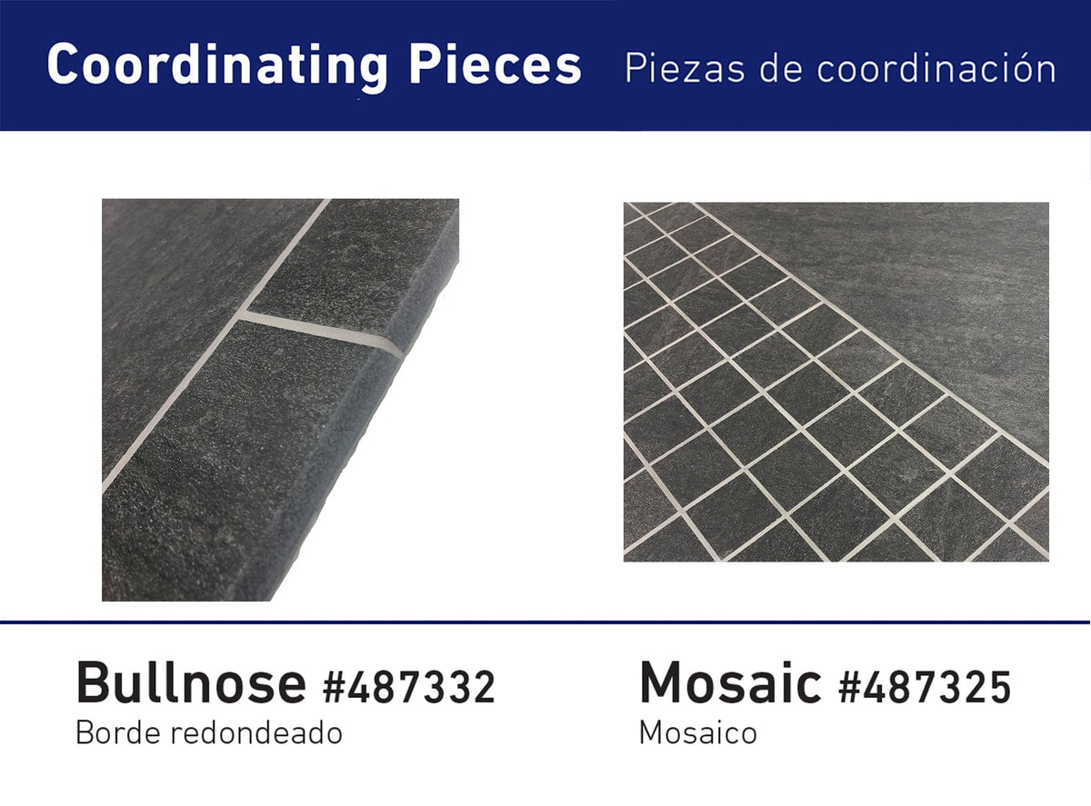 Style Selections Galvano Charcoal 12-in x 24-in Porcelain Granite Tile (Common: 12-in x 24-in; Actual: 11.85-in x 23.85-in)