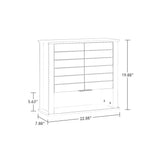 RiverRidge Madison 22.88-in x 19.88-in x 7.88-in White Bathroom Wall Cabinet