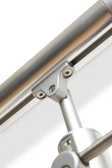 DOLLE 4-1/4-in x 42-in Prova Brushed Aluminum Round Deck Baluster