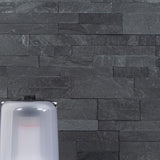 MSI Midnight Ash Veneer Peel and Stick 6 in. x 22 in. Honed Slate Wall Tile (13.80 sq. ft. / case)