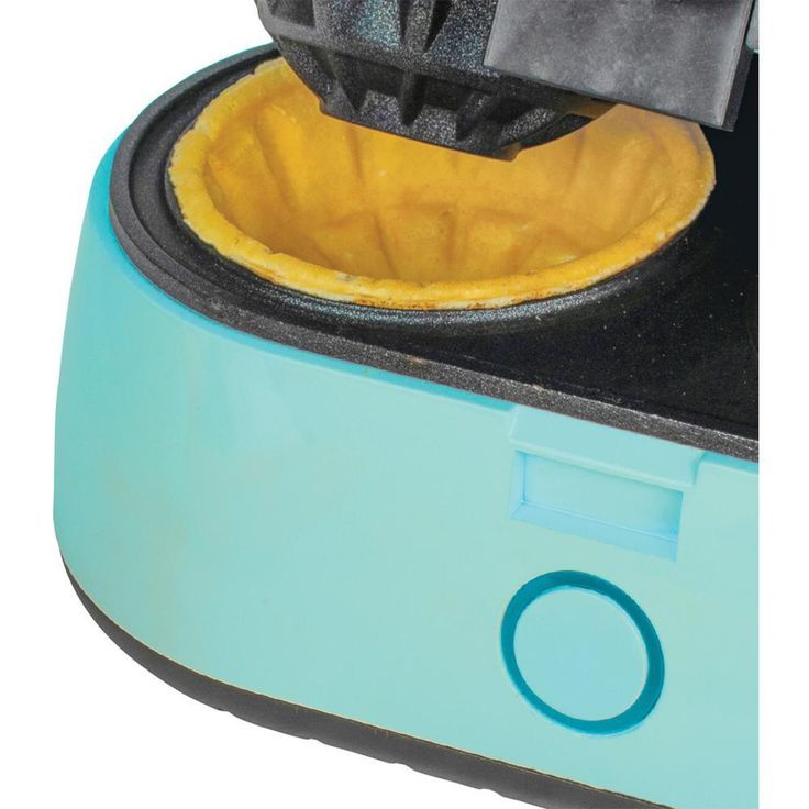Blue Double Waffle Bowl Maker