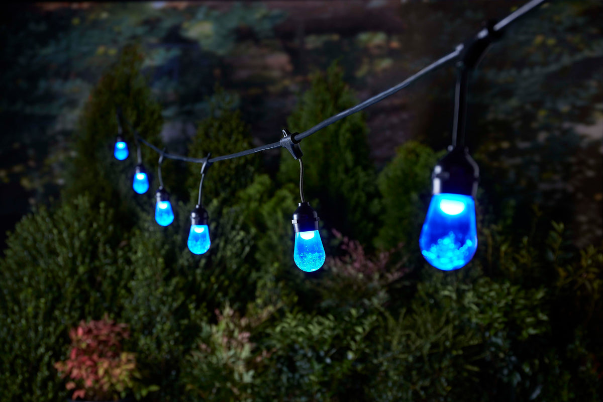 Portfolio 25-ft 12-Light Plug-in LED Color-Changing String Lights with Remote