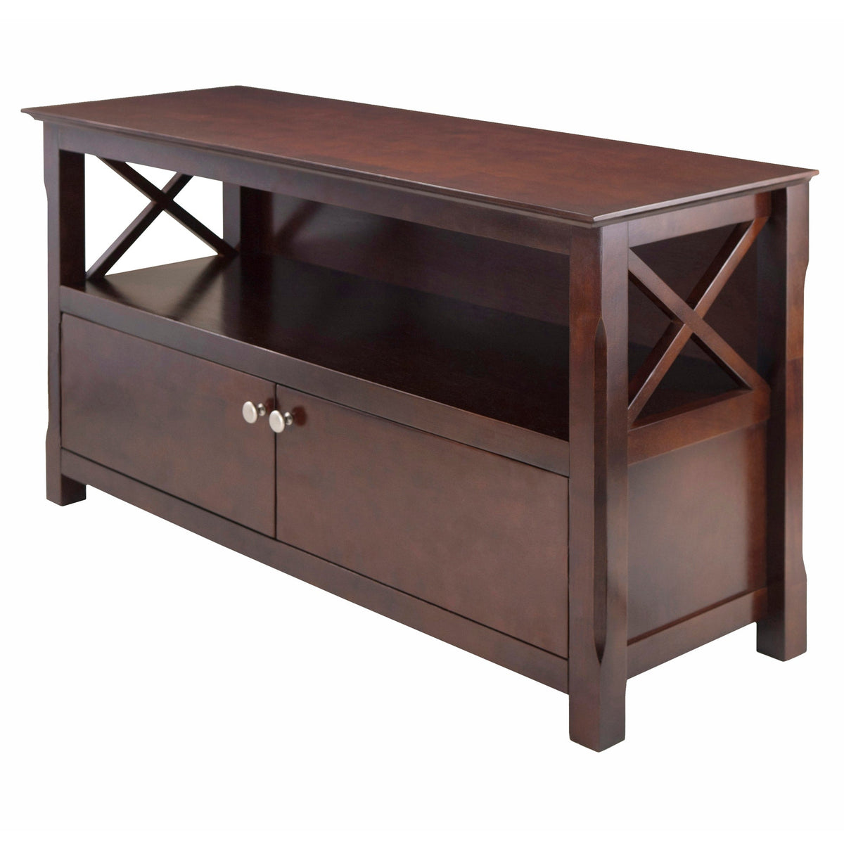 Winsome Wood Xola Transitional Cappuccino Tv Cabinet