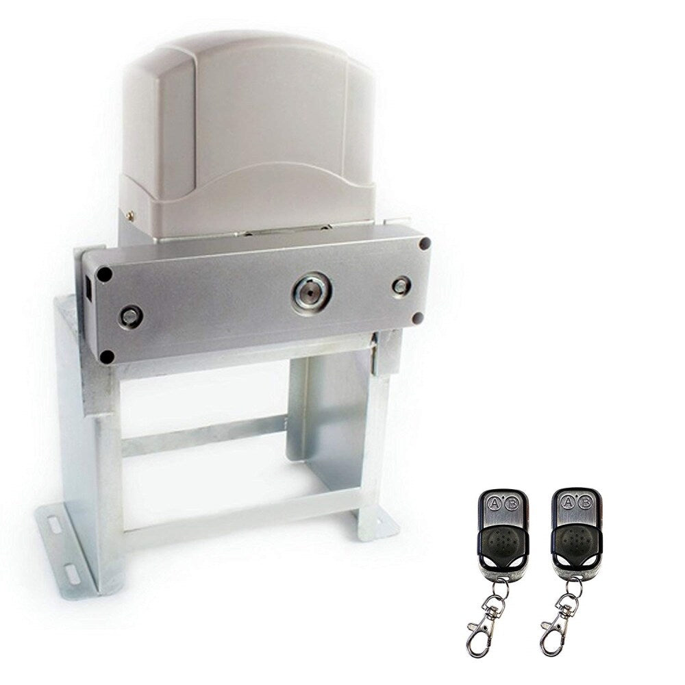ALEKO 65-ft Slide Universal Battery Driveway Gate Opener Kit (Solar Compatible)