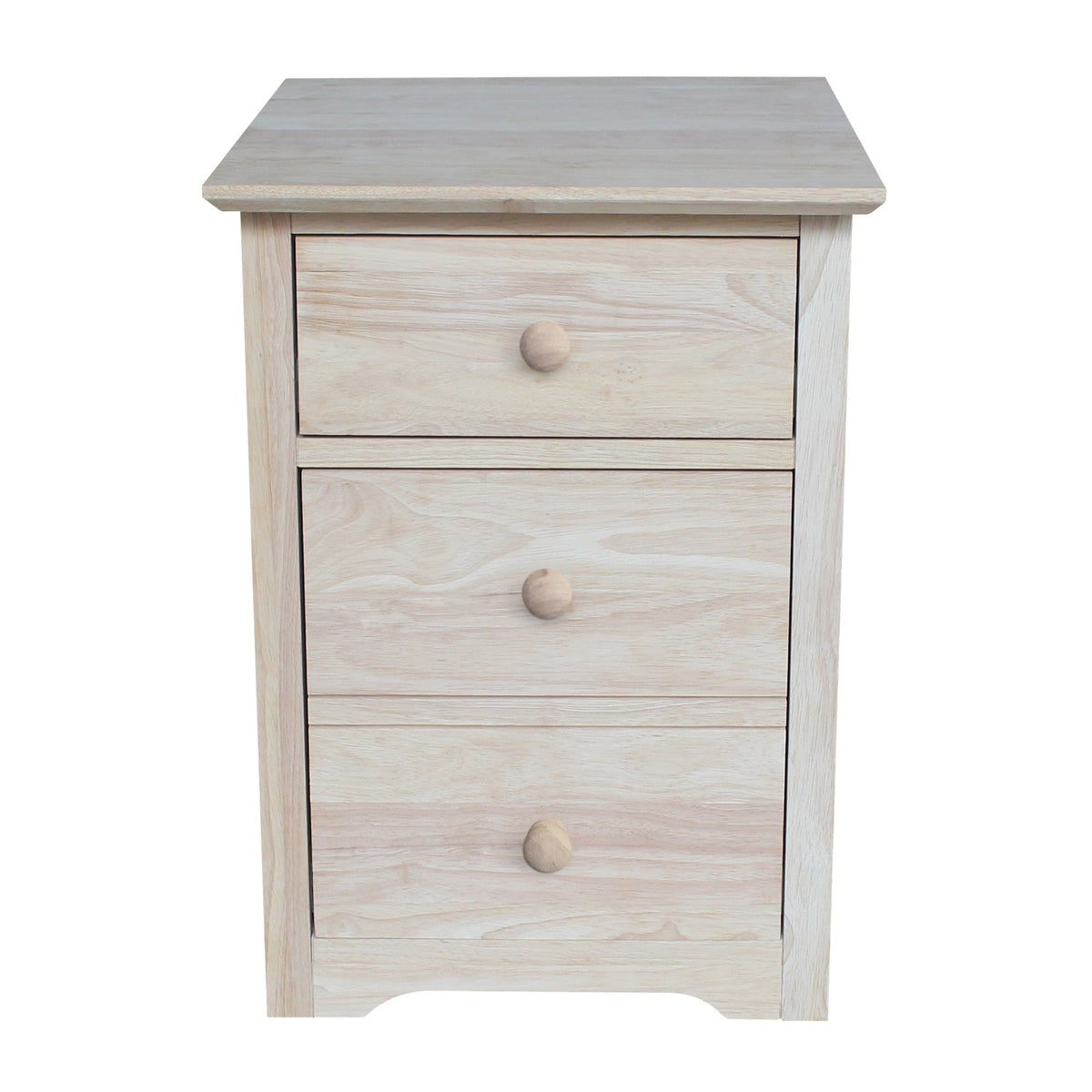 International Concepts Unfinished 2-Drawer 18.1-in File Cabinet