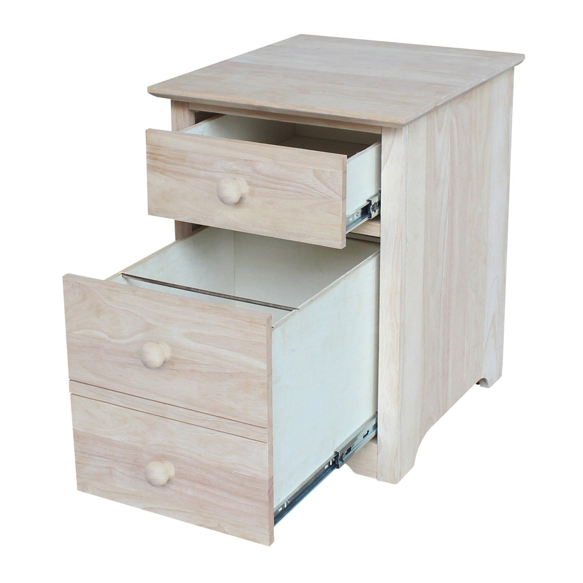 International Concepts Unfinished 2-Drawer 18.1-in File Cabinet