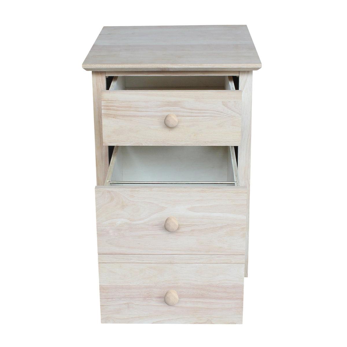 International Concepts Unfinished 2-Drawer 18.1-in File Cabinet