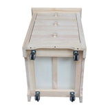International Concepts Unfinished 2-Drawer 18.1-in File Cabinet