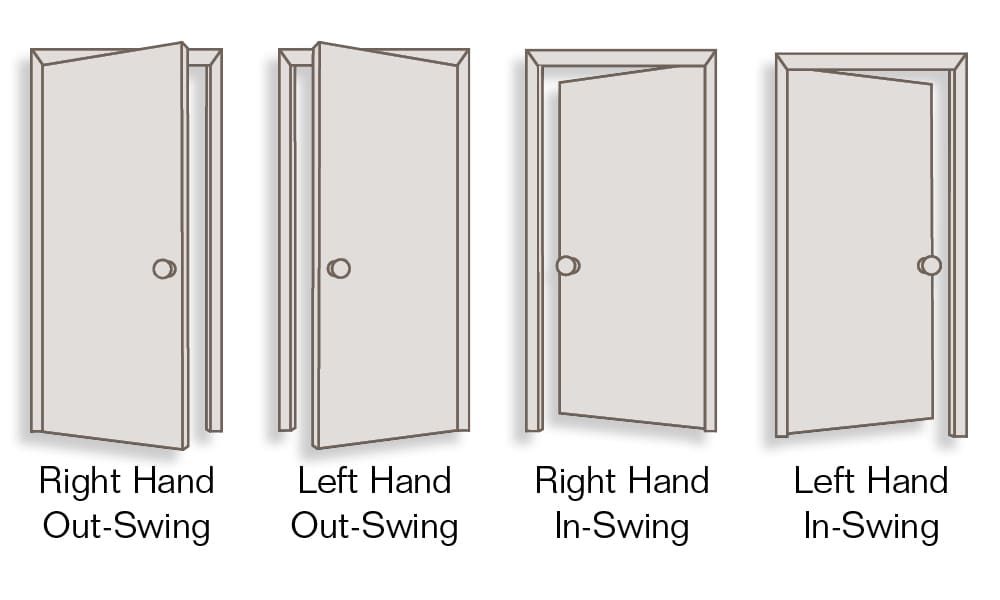 JELD-WEN 36x80 Steel prehung entry door, Right-hand outswing, Primed – infographics view 2