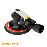Pro 6 in. Random Orbital Sander Pneumatic Vacuum Palm Sander, 6 in. x 3/16 in. Dia Tool - Super Arbor
