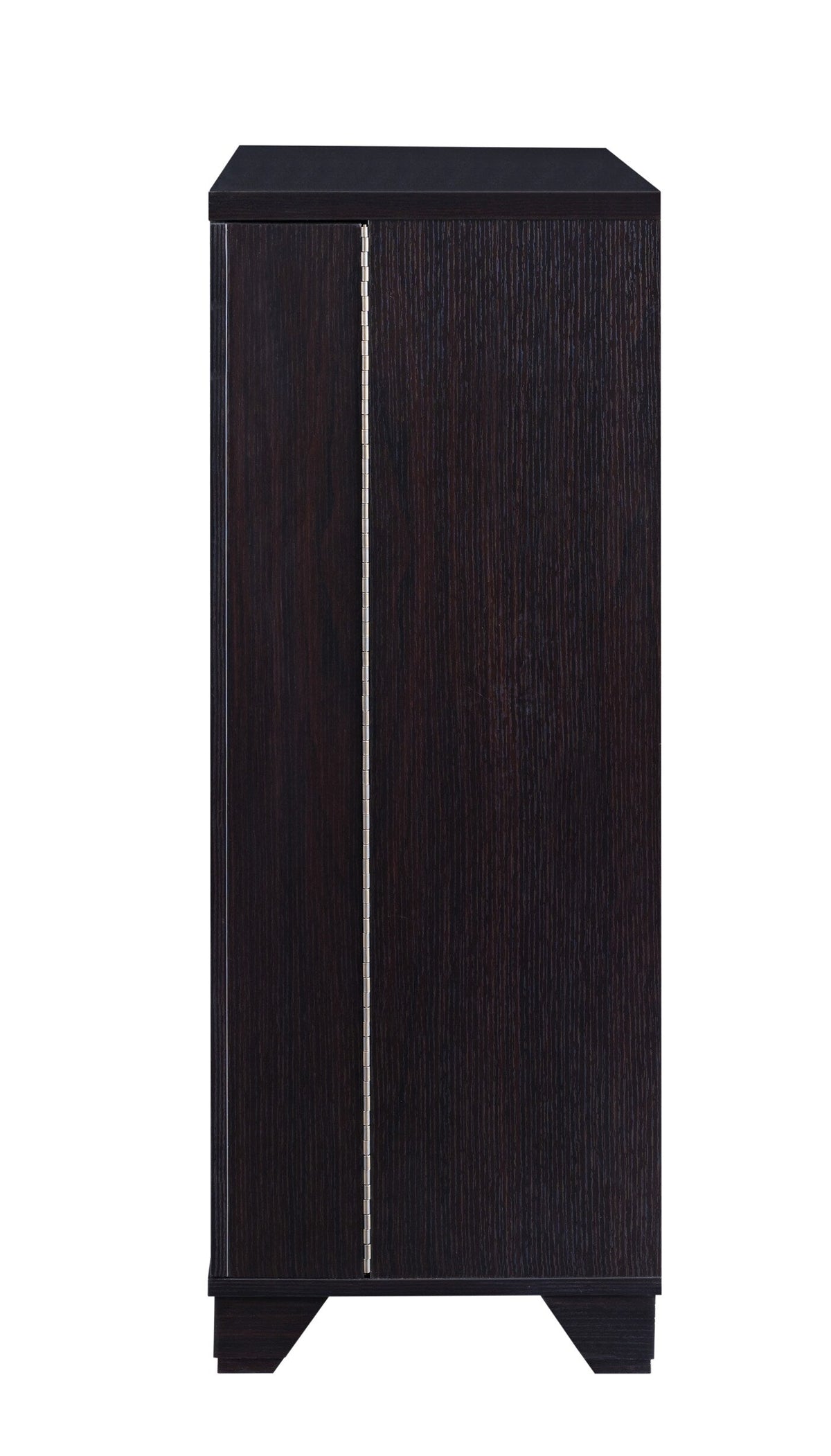 Furniture of America Garrett 31-in x 40-in Brown Rectangle Bar Cabinet