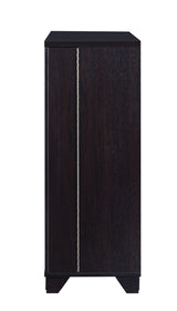 Furniture of America Garrett 31-in x 40-in Brown Rectangle Bar Cabinet