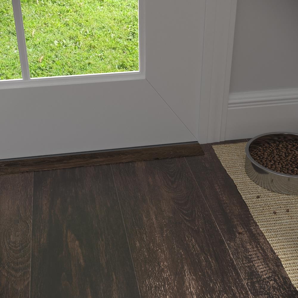 CALI Shadowed Oak 1.37-in x 72.83-in Vinyl Floor Threshold