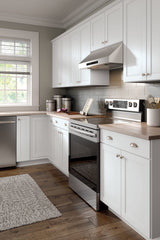 Diamond NOW Arcadia 12-in W x 36-in H x 12-in D TrueColor White Door Wall Stock Cabinet