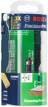 Bosch 3/8-in Carbide-Tipped Flush Trimmer Router Bit, 1/4-in Shank, 1/2-in Cut Length
