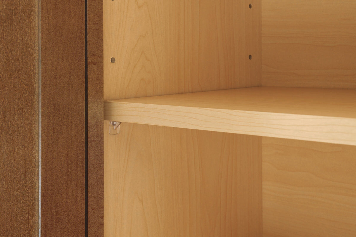 Diamond NOW Weyburn 18-in W x 84-in H x 23.75-in D Saddle Door Pantry Stock Cabinet